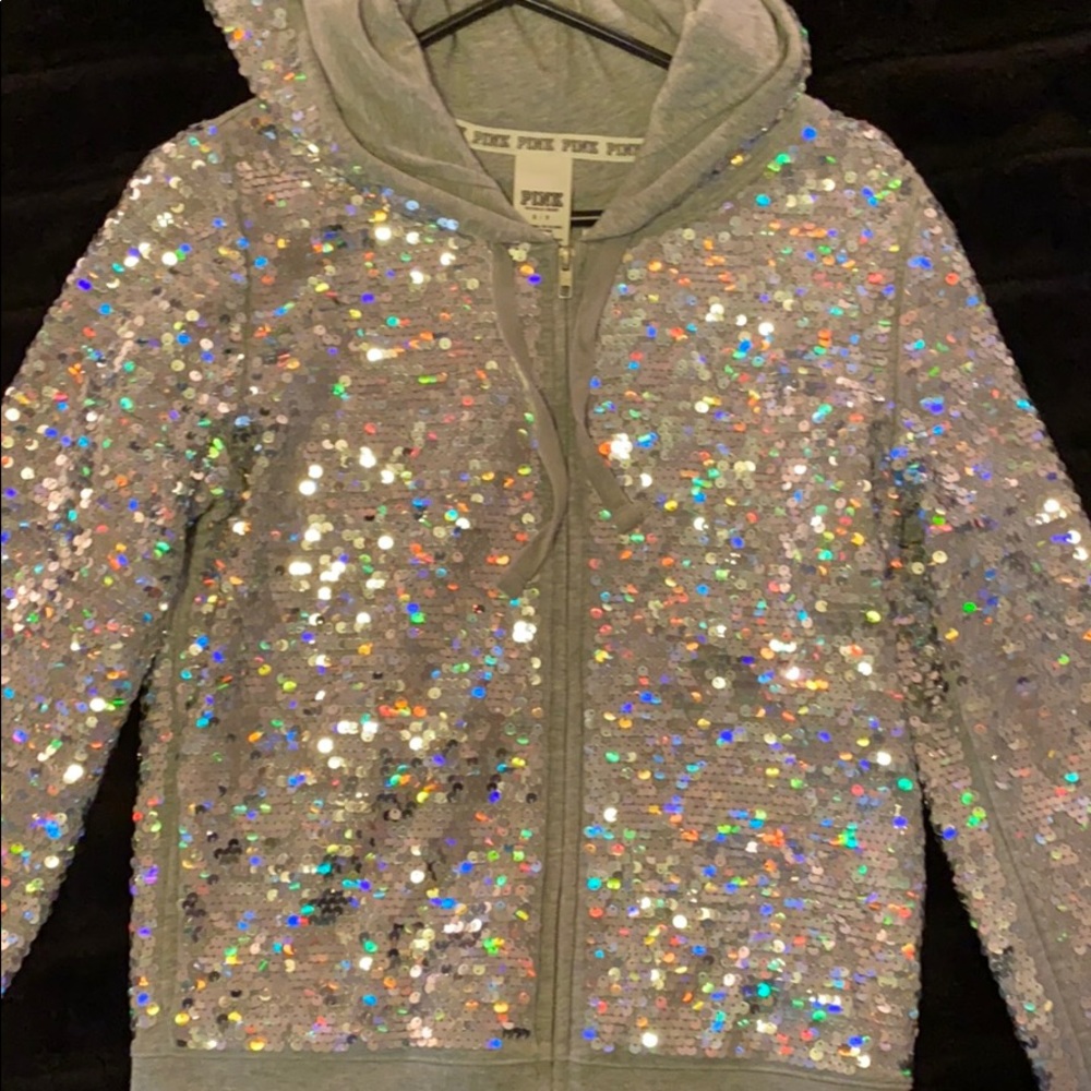 Gray Sequence jacket from VS Pink